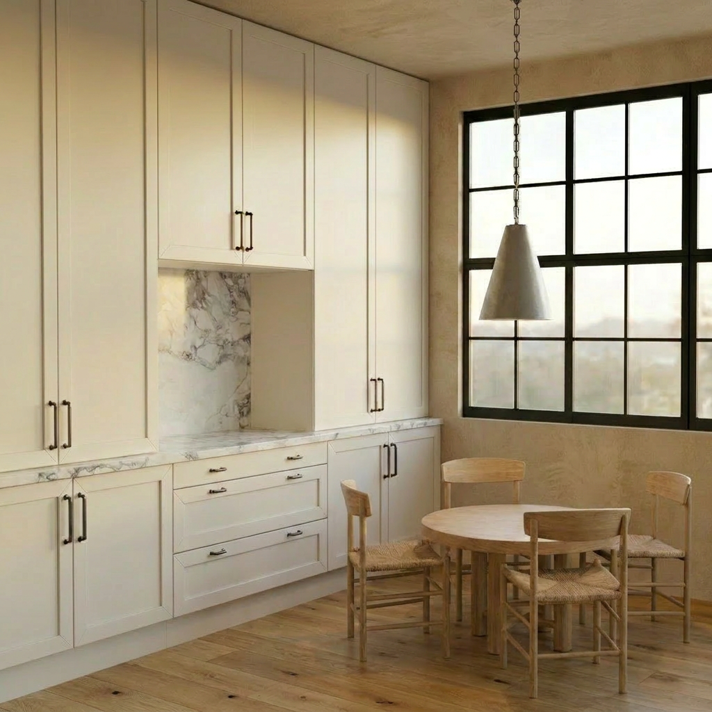 Westward Atelier kitchen remodel, rendered photo